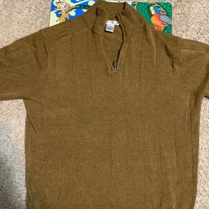 Geoffrey Beene brown sweater